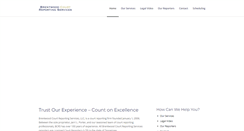Desktop Screenshot of brentwoodcourtreporting.com